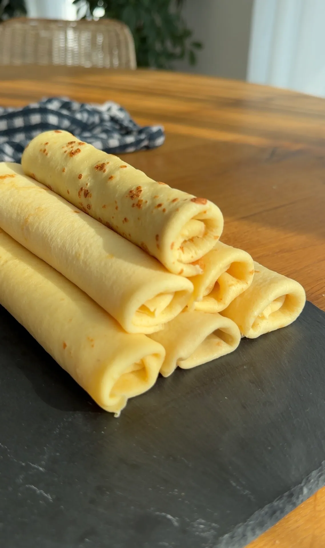 Crepe cu cottage cheese