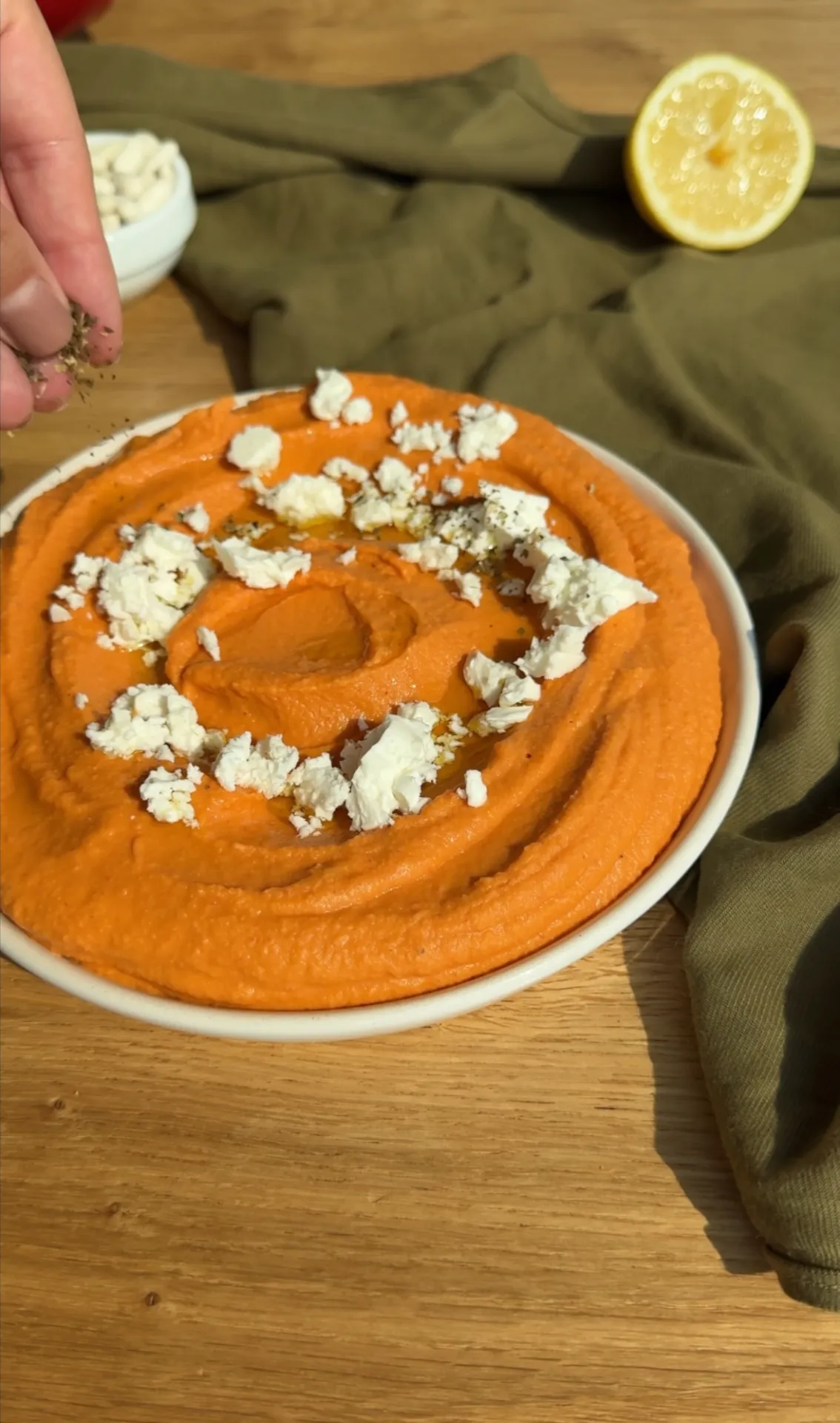 Pasta de fasole cu ardei copt