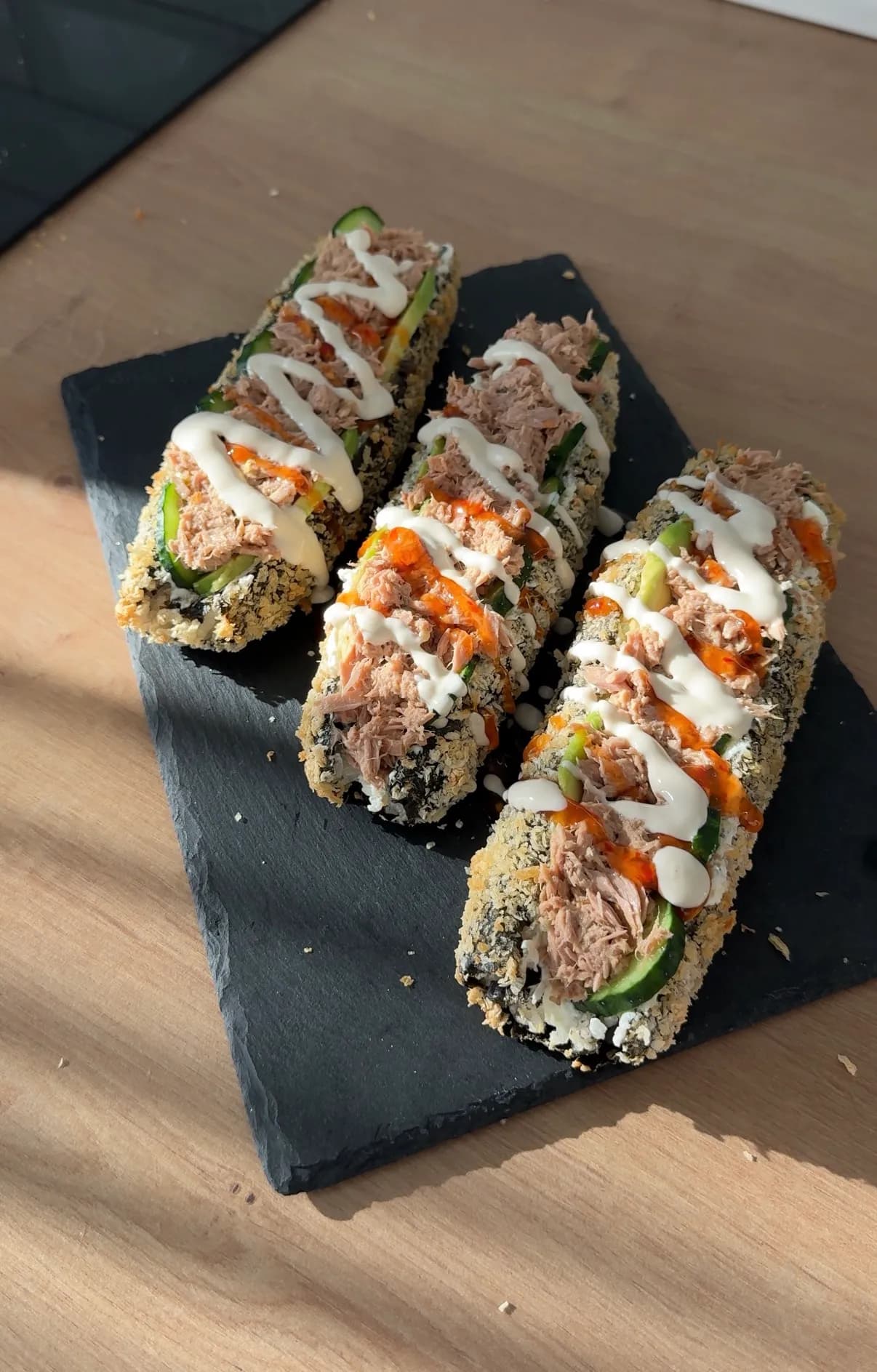Hotdog sushi