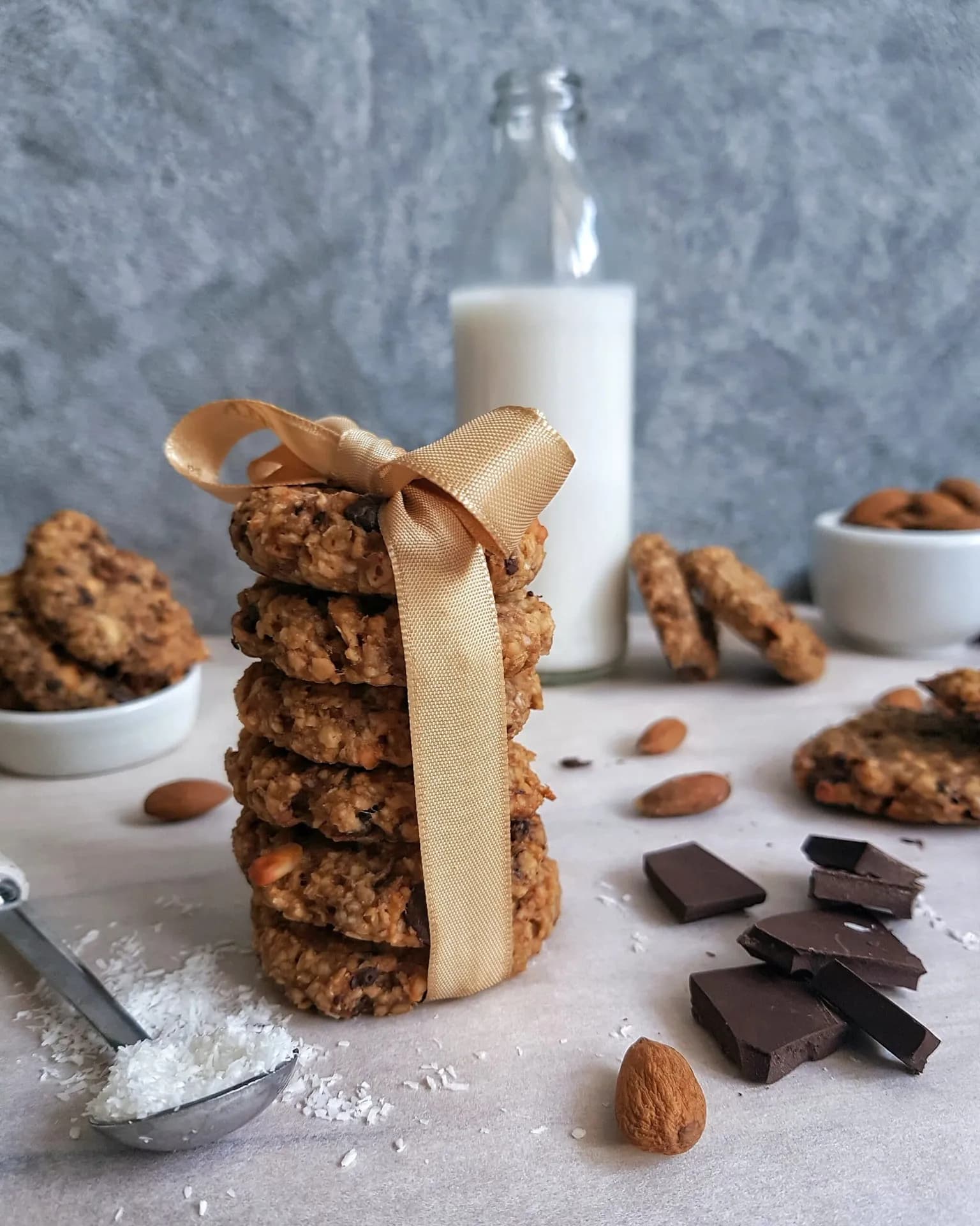 Biscuiti cu ovaz si ciocolata