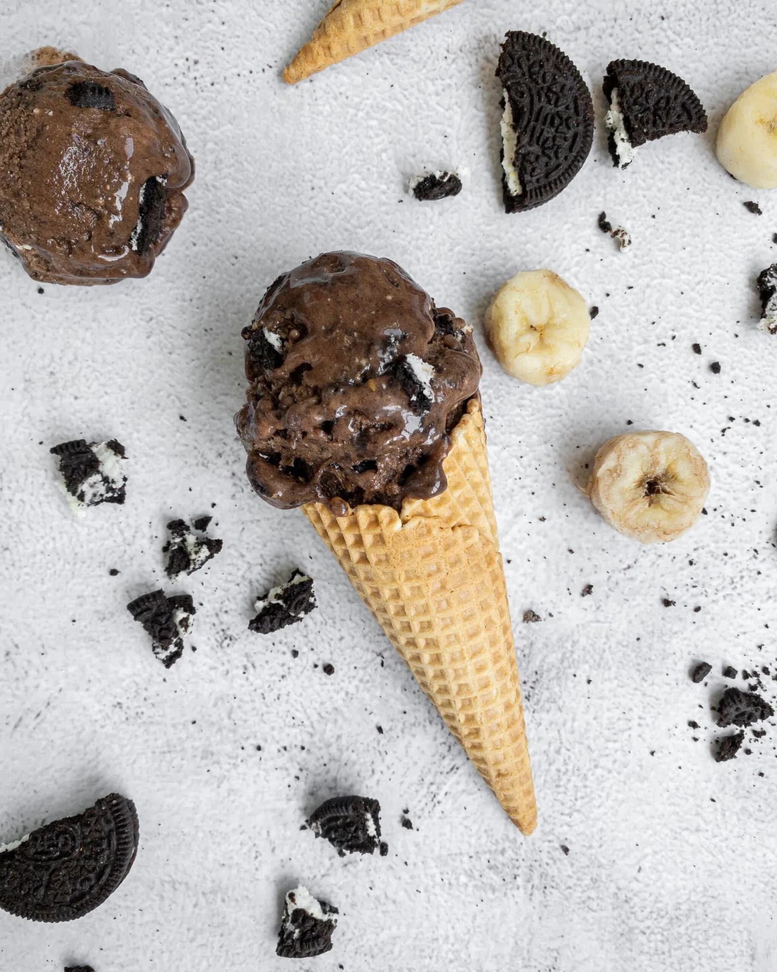 Inghetata de ciocolata si oreo