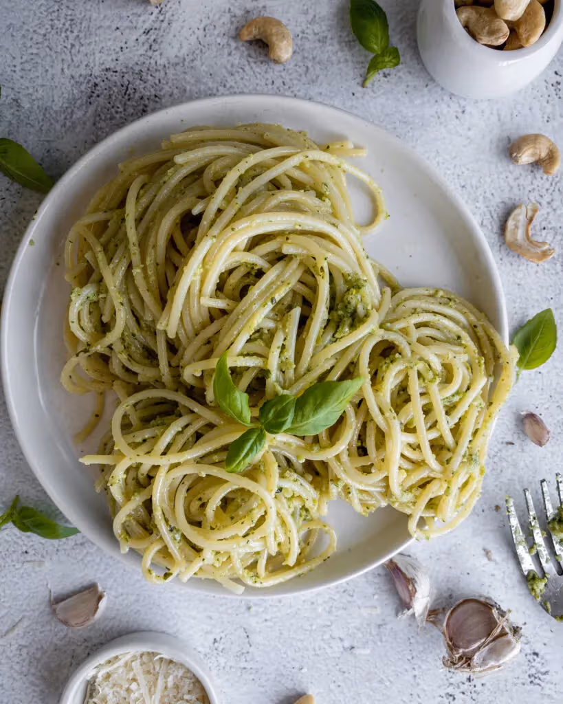 paste cu pesto verde