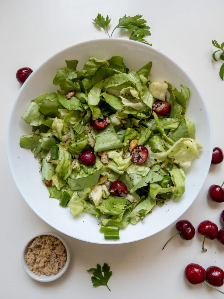 salata de vara cu cirese