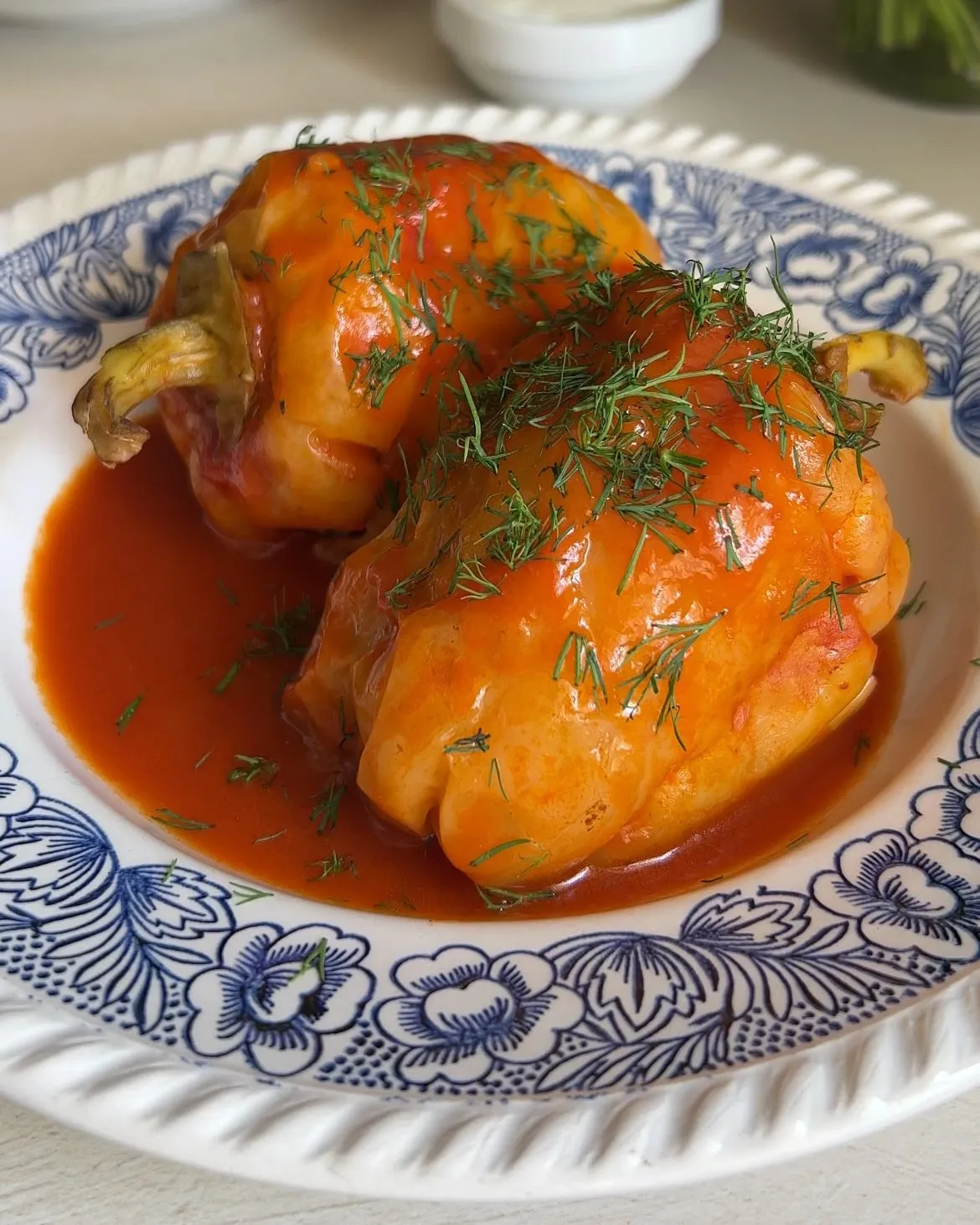 Ardei umpluti la Instant Pot