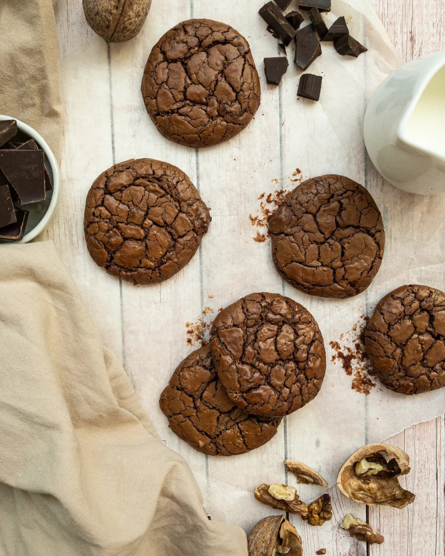 Biscuiti cu ciocolata neagra