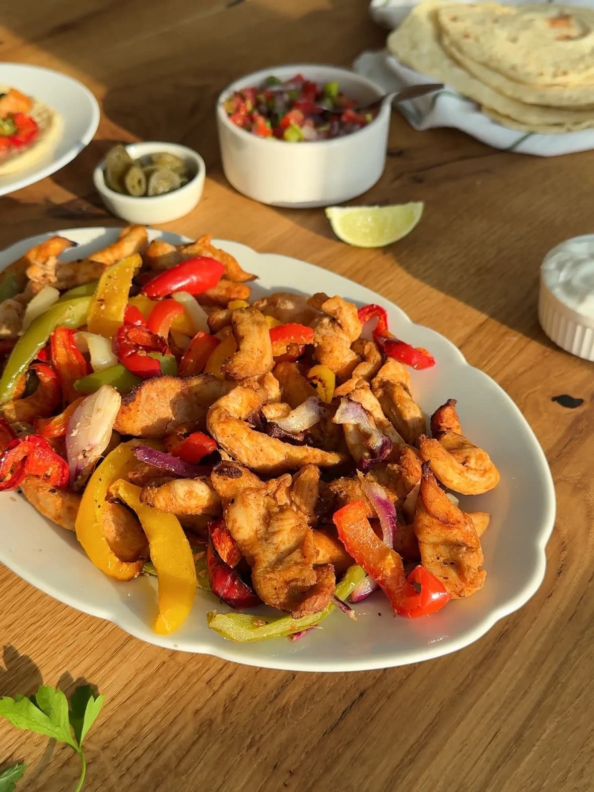 Fajitas de pui
