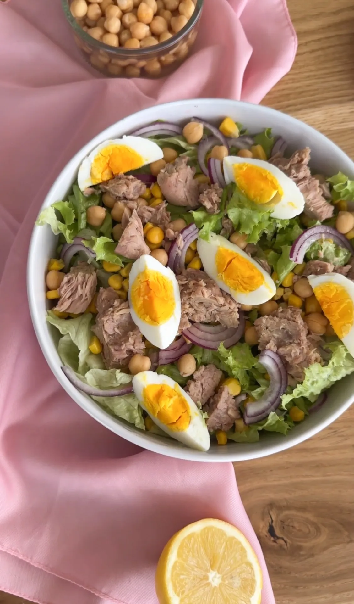 Salata de ton cu oua