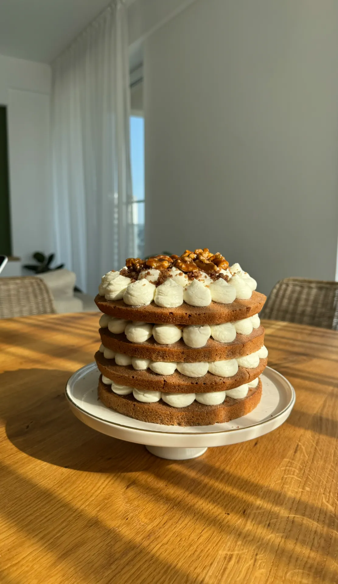 Tort cu caramel si crema de branza